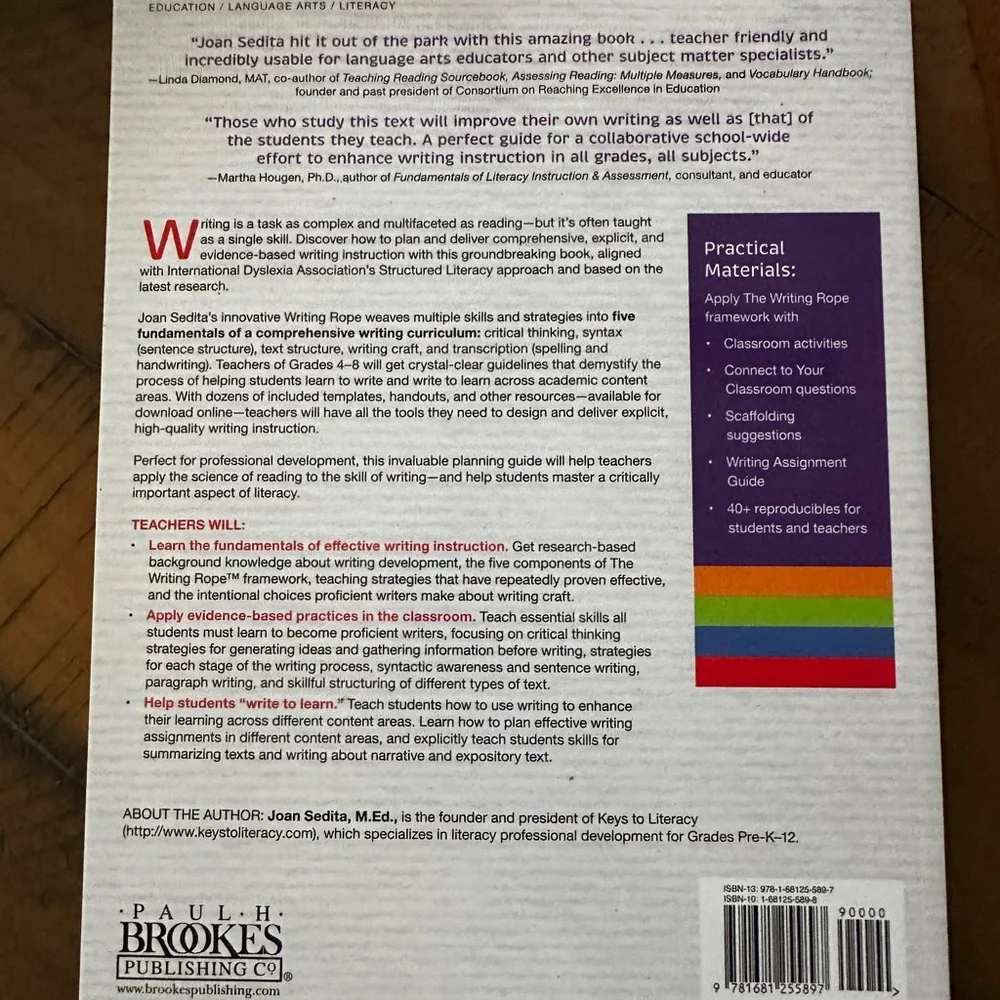 The Writing Rope Book - Picture 2 of 2